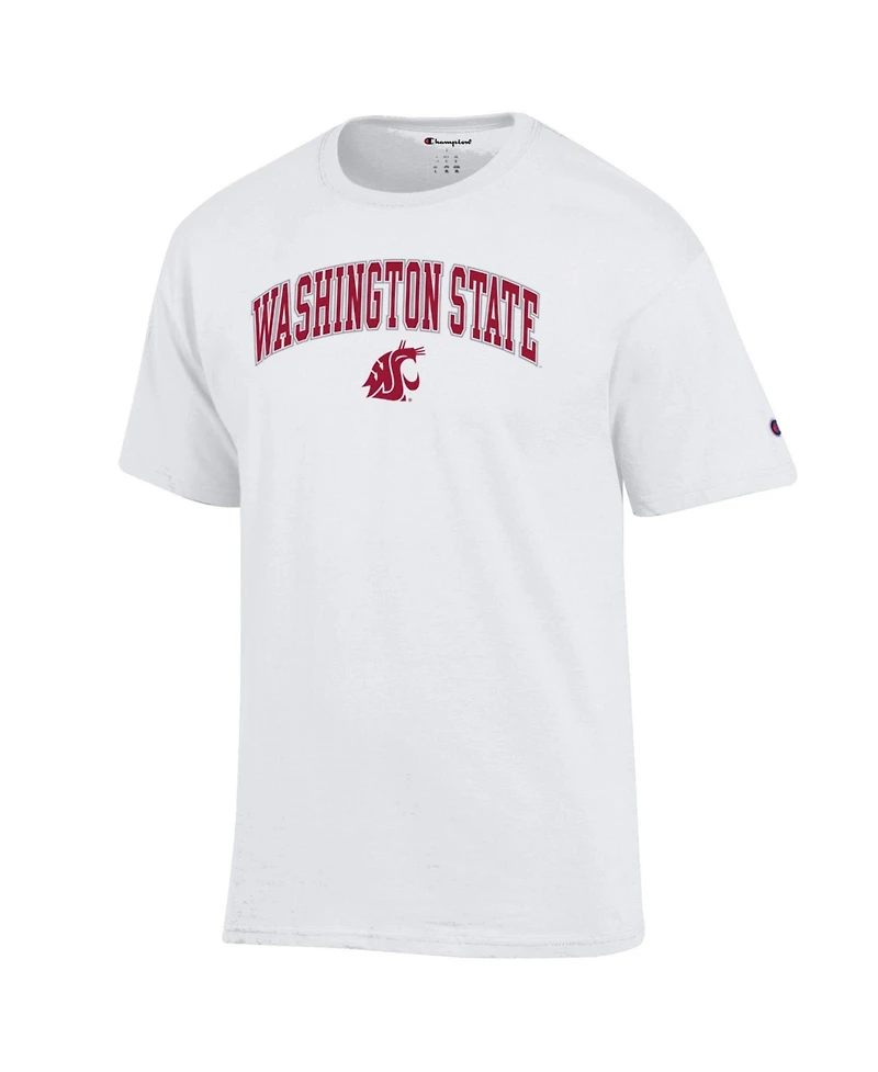 Champion Men's Champion White Washington State Cougars Arched Logo T-Shirt