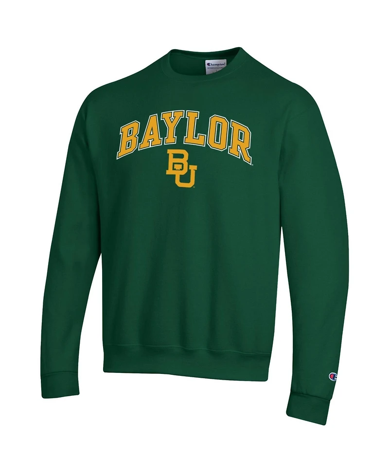 Champion Men's Champion Green Baylor Bears Arch Over Logo Pullover Sweatshirt