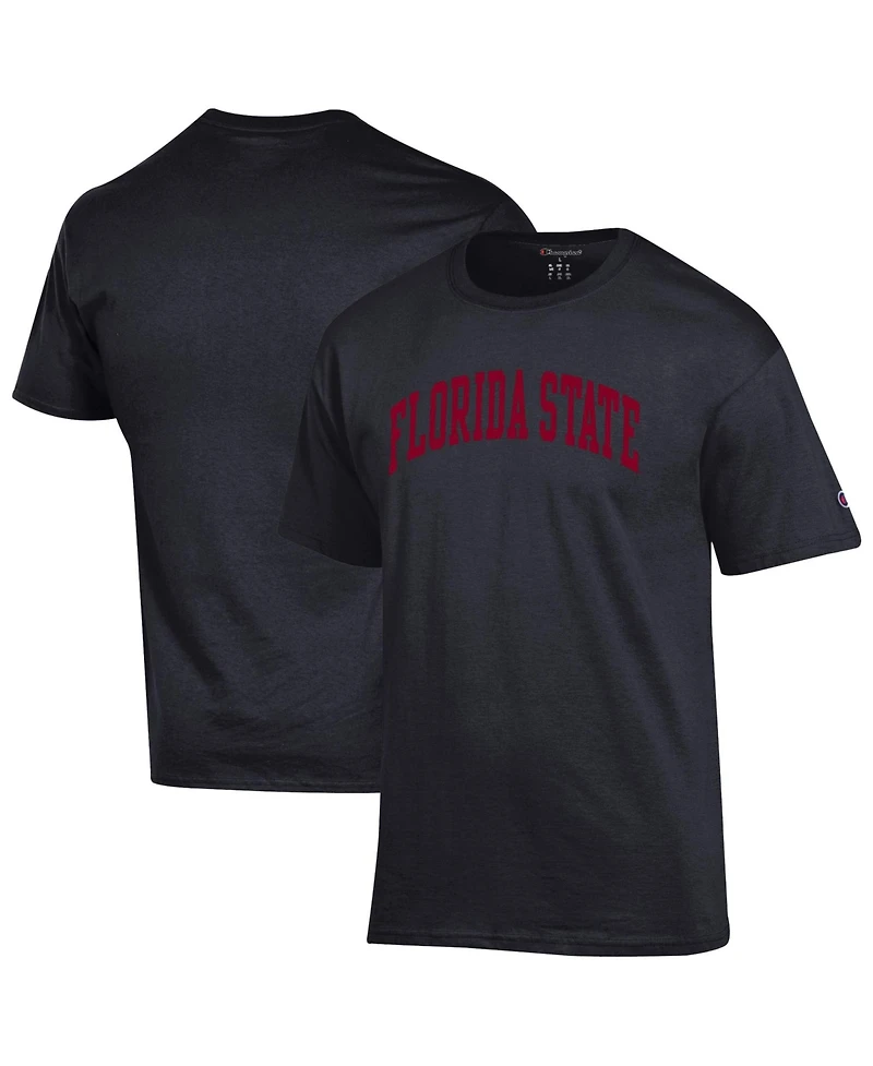 Champion Men's Black Florida State Seminoles Basic Arch T-Shirt