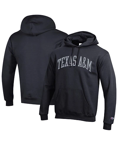 Champion Men's Black Texas A&M Aggies Basic Arch Fleece Pullover Hoodie