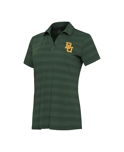 Antigua Women's Green Baylor Bears Tunnel Polo Shirt