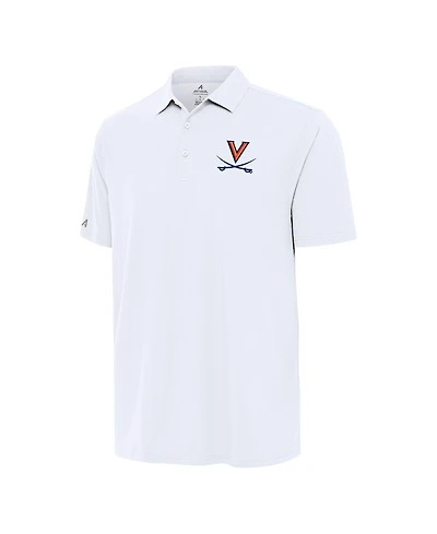 Antigua Men's White Virginia Cavaliers Era Polo Shirt