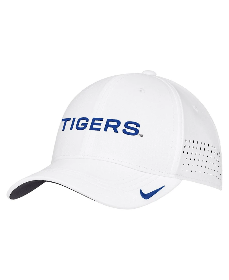Nike Men's White Memphis Tigers 2026 On-Field AeroBill SwooshFlex Dri-fit Hat
