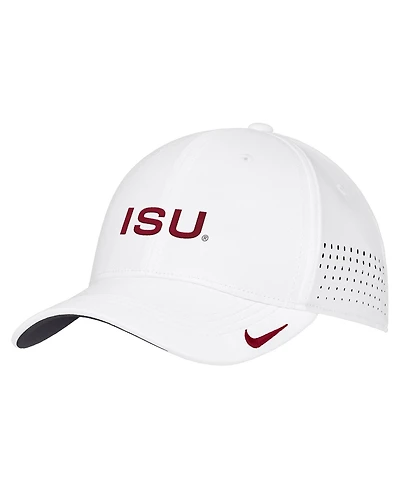 Nike Men's White Iowa State Cyclones 2026 On-Field AeroBill SwooshFlex Dri-fit Hat