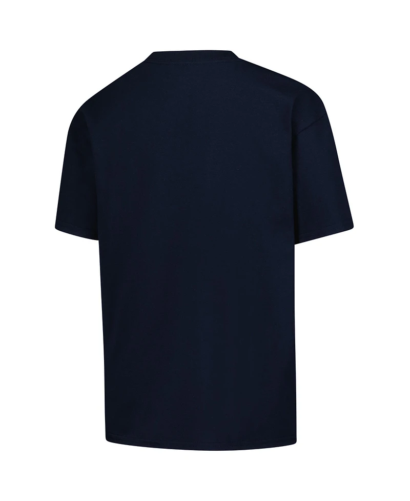 Champion Big Boys and Girls Navy West Virginia Mountaineers Circling Team Jersey T-Shirt