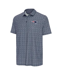 Antigua Men's Navy New England Patriots Botanic Polo Shirt