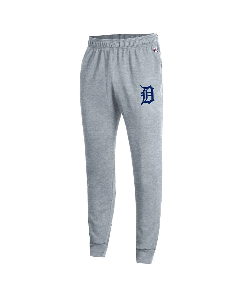 Champion Men's Heather Gray Detroit Tigers Power Blend Joggers