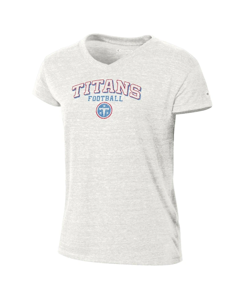 Champion Women's Tennessee Titans Triumph Tri-Blend V-Neck T-Shirt