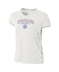 Champion Women's Tennessee Titans Triumph Tri-Blend V-Neck T-Shirt