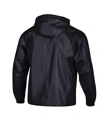 Champion Men's Black Cincinnati Bengals Packable Hooded Windbreaker Half-Zip Jacket
