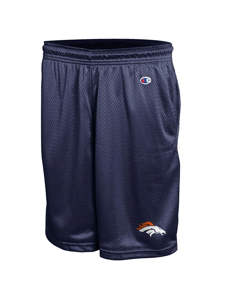 Champion Men's Navy Denver Broncos Classic Mesh Shorts