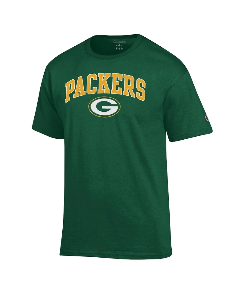 Champion Men's Green Bay Packers Arch Over Logo T-Shirt
