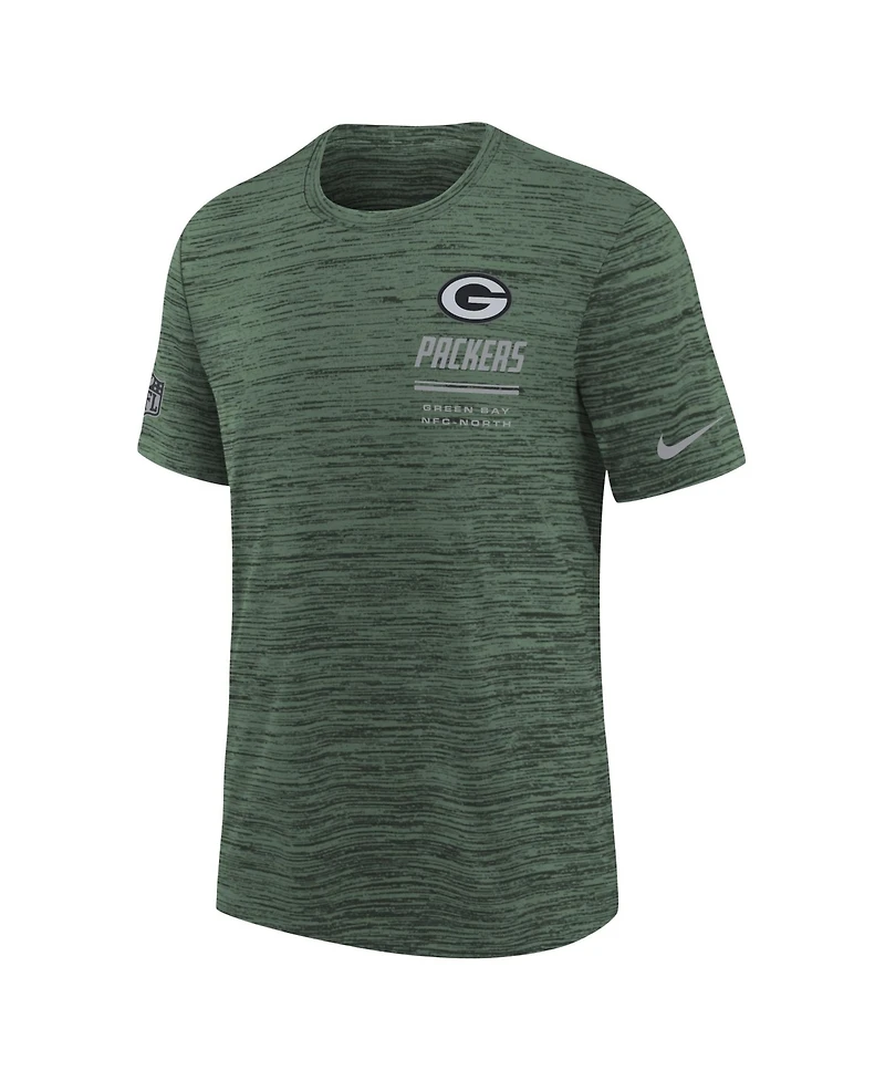 Nike Big Boys and Girls Green Bay Packers Sideline Velocity Dri-fit T-Shirt