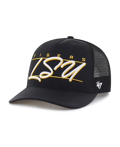 '47 Brand Men's and Women's Black Lsu Tigers Brrr Condor Mesh Hitch Adjustable Hat