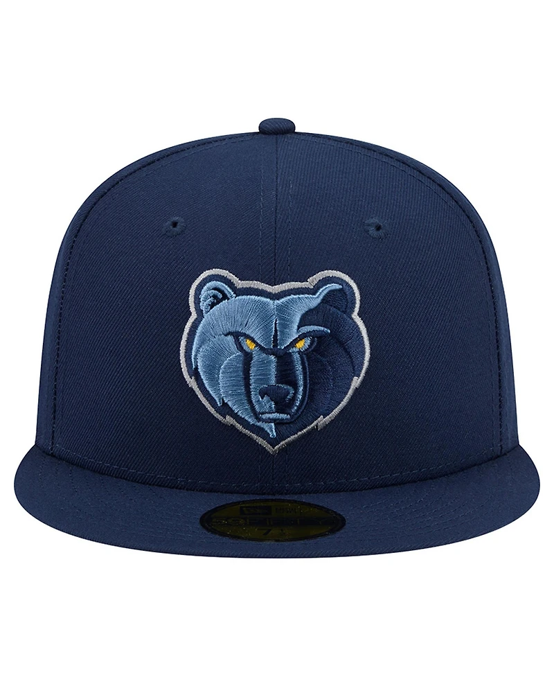 New Era Men's Navy Memphis Grizzlies Team 59FIFTY Fitted Hat