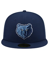New Era Men's Navy Memphis Grizzlies Team 59FIFTY Fitted Hat