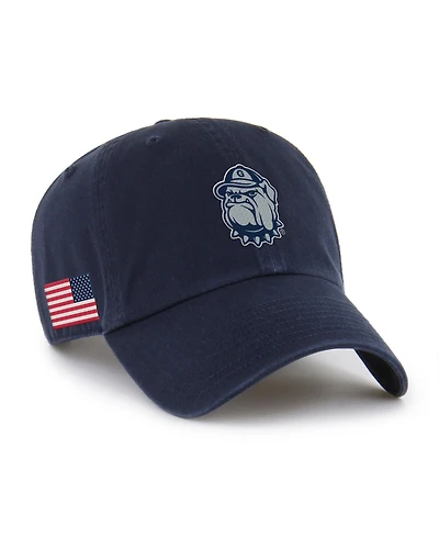 '47 Brand Men's Navy Georgetown Hoyas Americana Heritage Clean Up Adjustable Hat