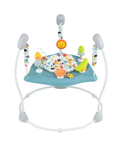 Slickblue Baby Jumper Activity Center with 360° Rotating Seat and Interactive Toys