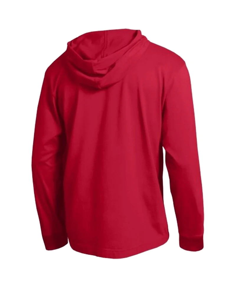 Champion Men's Scarlet Nebraska Huskers Tonal All-Star Long sleeves Hooded T-Shirt