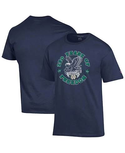 Champion Men's Navy Notre Dame Fighting Irish Americana 250 Years of Freedom Tonal T-Shirt