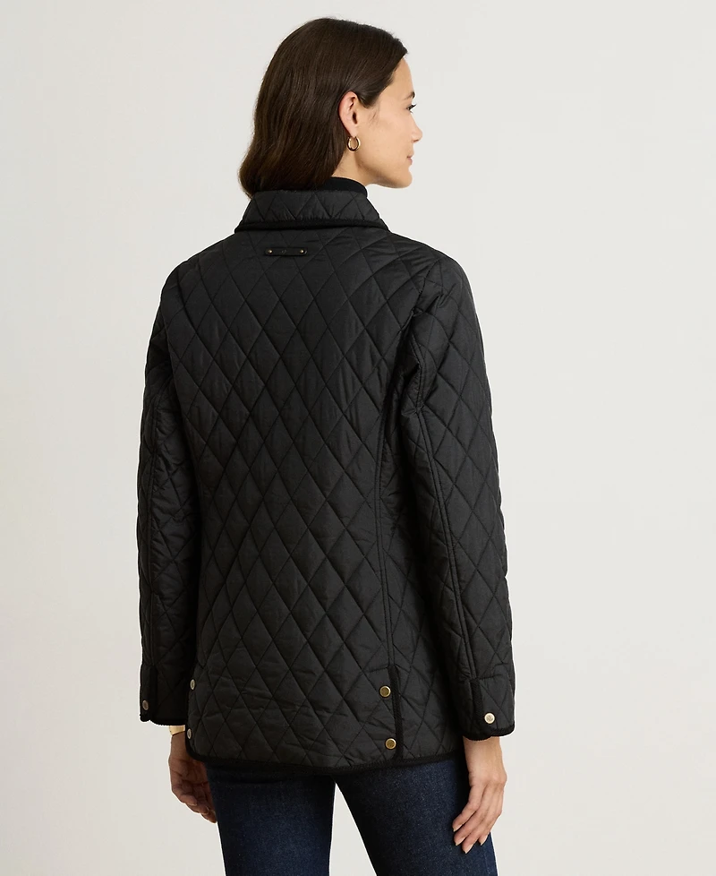 Lauren Ralph Women's Crested Quilted Jacket