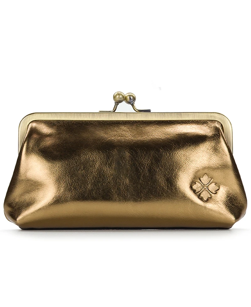 Patricia Nash Kisslock Mini Potenaz Leather Crossbody Bag