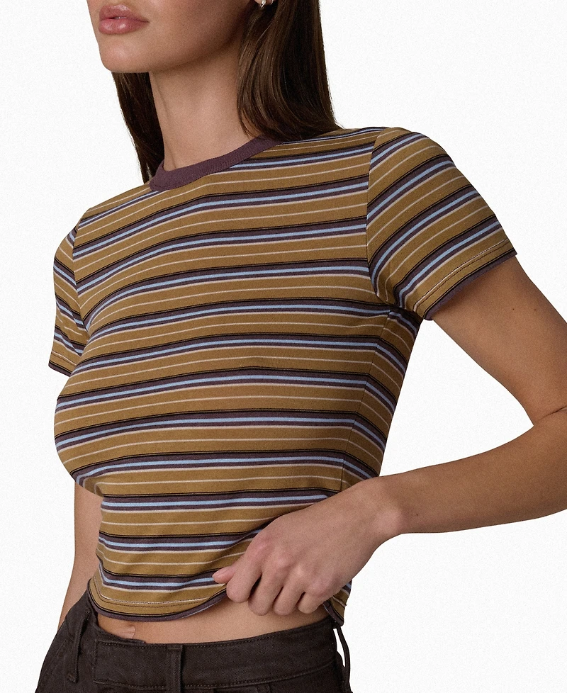 Joe's Jeans Women's Crewneck Pull-On Baby T-Shirt