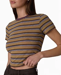 Joe's Jeans Women's Crewneck Pull-On Baby T-Shirt