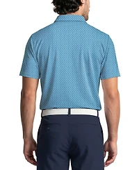Pga Tour Men's Essential Geo Printed Regular-Fit Polo Shirt
