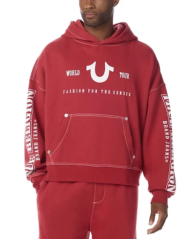 True Religion Men's Big T Arch Logo Hoodie