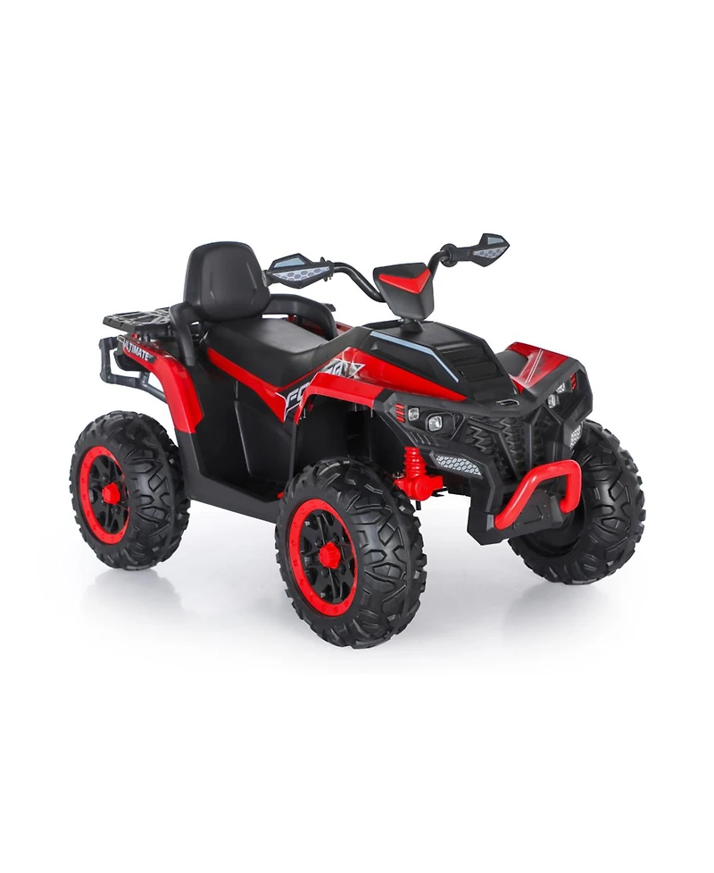 Yobtop 24V Kids Atv 4 Wheeler 4WD, 4x200W Motors, 2-Seater Ride-On Toy, Ages 3-8