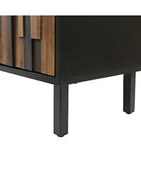 Streamdale Furniture Streamdale 47.24" Sideboard With Straight Wood Pattern