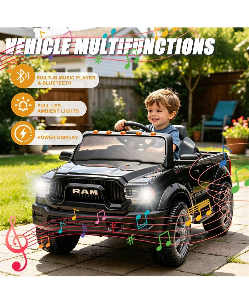 Yobtop 2500 Electric Pickup Truck with Parent Remote Control, 77.2 lb. Capacity, Ages 3-5