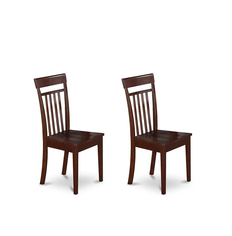 East West Furniture Small Kitchen Table set with a Dining Table and 4 Dining Chairs