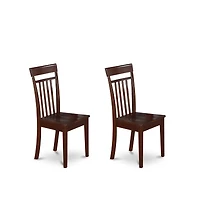 East West Furniture Small Kitchen Table set with a Dining Table and 4 Dining Chairs