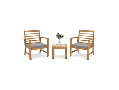 Boyel Living 3 Pieces Outdoor Furniture Set with Soft Seat Cushions