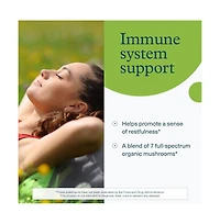 Youtheory Mushroom Immune Complex Immune Support Supplement 60 Vegetarian Capsules