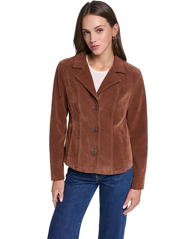 Levi's Women's Fitted Faux Suede Blazer
