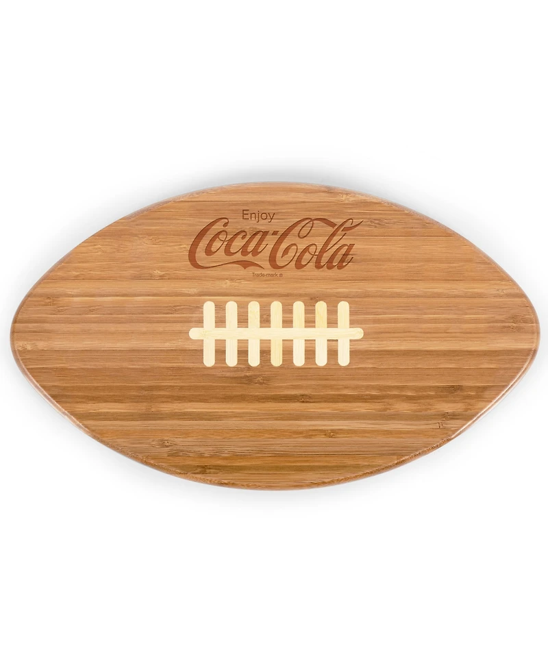 Toscana Coca-Cola Touchdown Football 16" Cutting Board Serving Tray