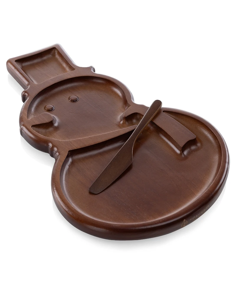 Toscana Coca-Cola Snowman 13" Serving Tray