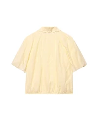 Mint Velvet Women's Ramie Short-Sleeve Puff-Sleeve Blouse