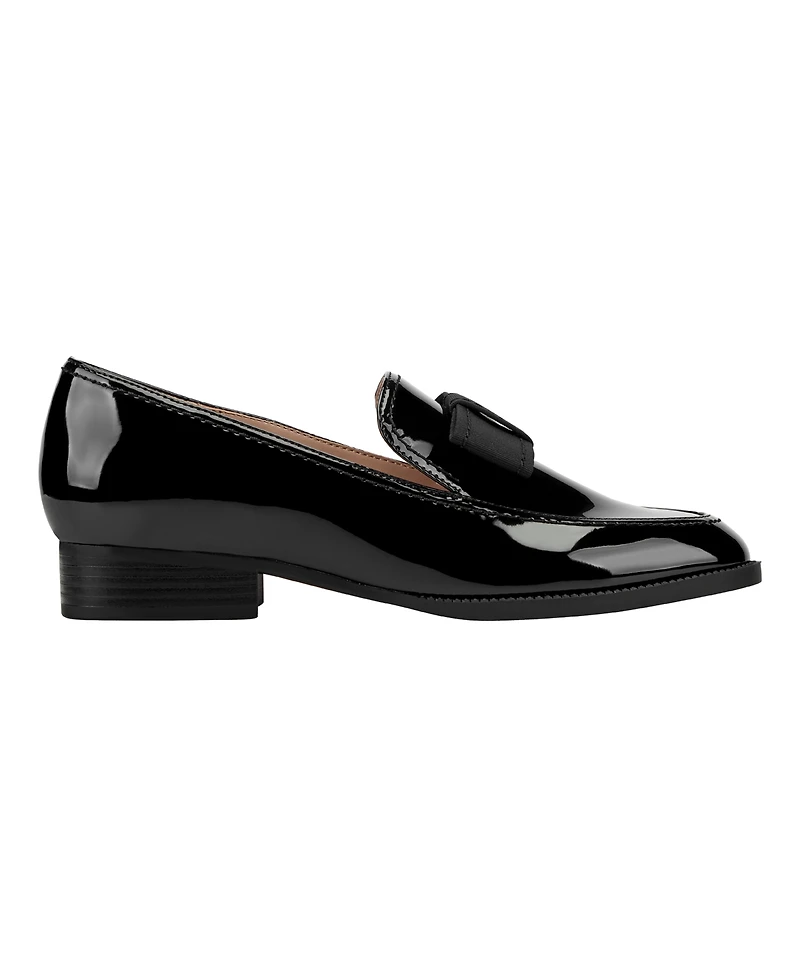 Bandolino Women's Londyna Bow Block Heel Dress Loafers