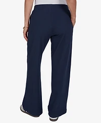 Ruby Rd. Petite Wide-Leg Pull-On Ribbed Pants