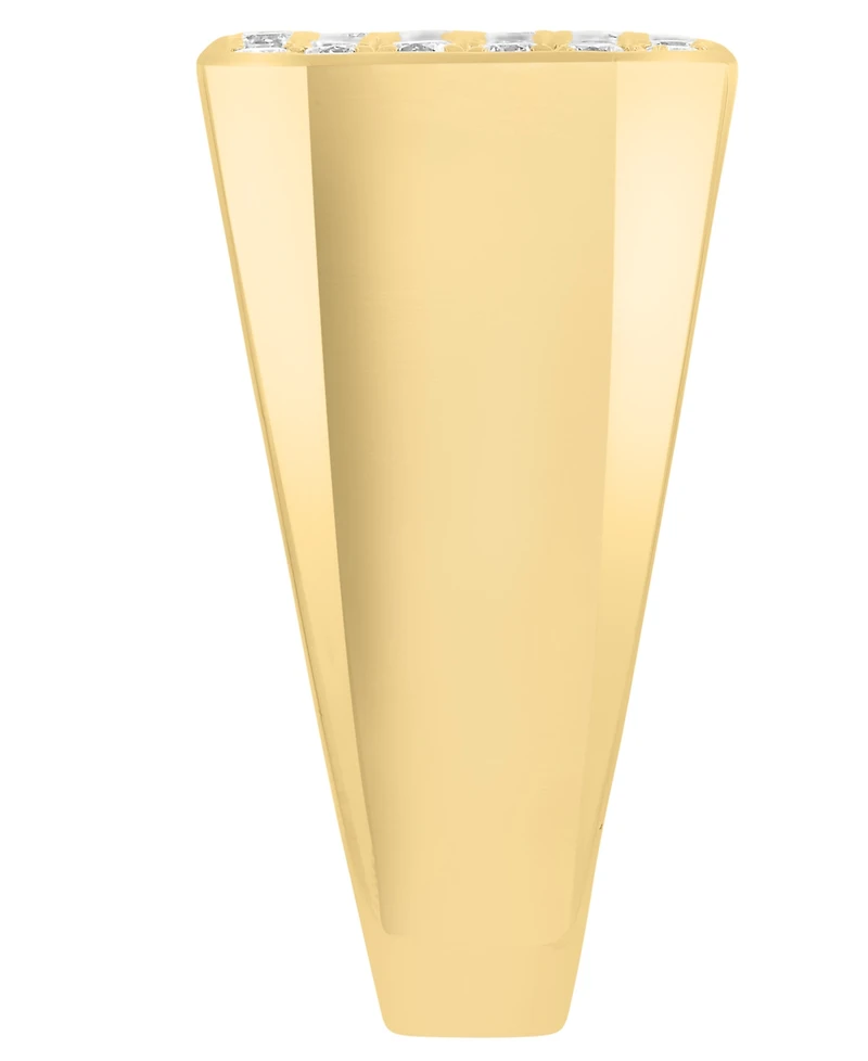 Effy Collection Lab Grown Diamond (1-1/6 ct. t.w.) Ring in 14k Gold Plating over Sterling Silver