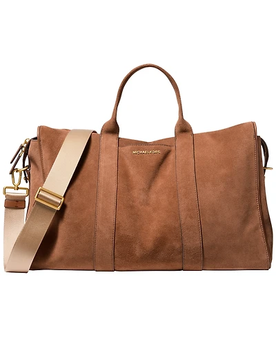 Michael Kors Men's Medium Suede Slouch Duffel Bag