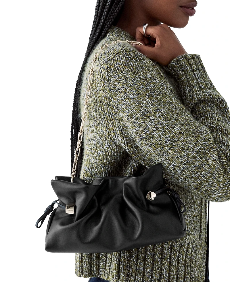 kate spade new york Rio Dot Suede Small Clutch Handbag