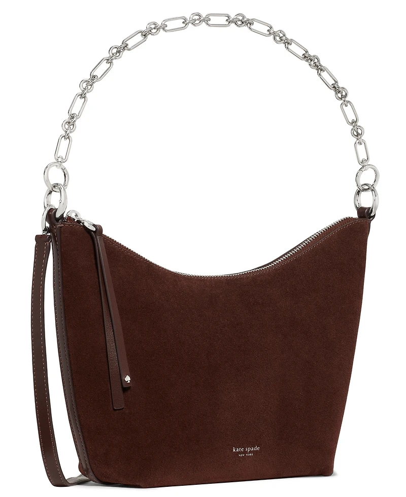 kate spade new york Halo Suede Small Chain Shoulder Handbag