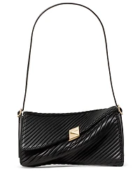 kate spade new york Deco Pleated Twisted Flap Small Shoulder Handbag