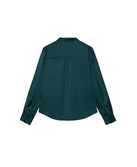 Mint Velvet Women's Satin Long Sleeve Blouse