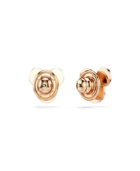 Swarovski Rose Gold-Tone Plated Black Crystals Earrings